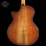 Back of Used 2022 Taylor 514ce Sunburst.
