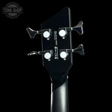 Back of headstock for Used Supro Huntington I Piezo Short Scale Bass.
