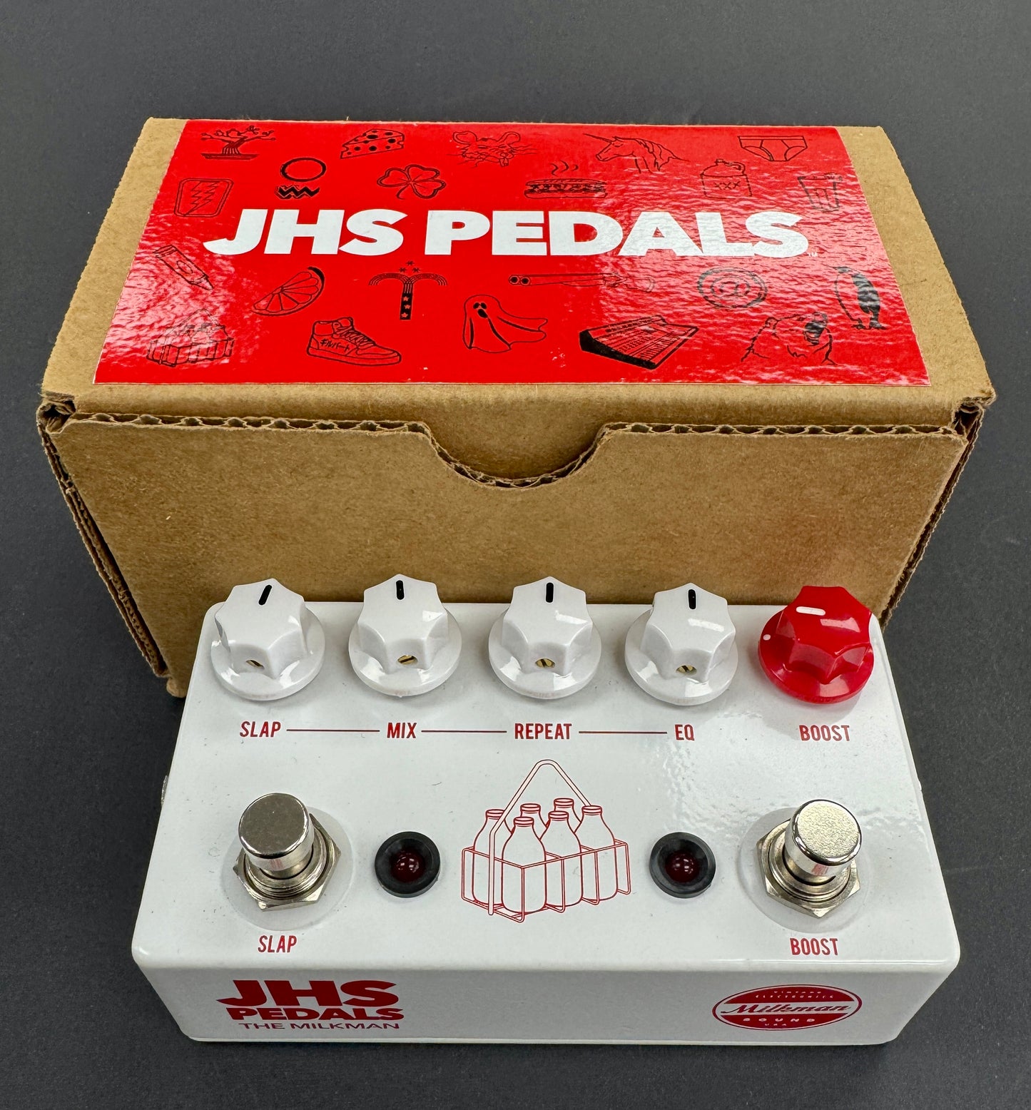 Used JHS Milkman Echo / Slap Delay & Boost Pedal w/Box TFW2688