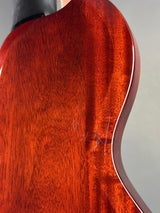 Scratches on back of Used Supro Huntington I Piezo Short Scale Bass.