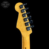 Back of headstock of Used 2003 Fender FSR FMT Tex-Mex Tele Sunburst.