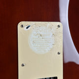 Wear on back plate of Used 2003 Fender FSR FMT Tex-Mex Tele Sunburst.