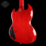 Back angle of Used 2026 Gibson SG Standard 61 Maestro Vibrola Vintage Cherry.