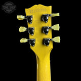 Back of headstock of Used 2023 Gibson SG Standard TV Yellow.