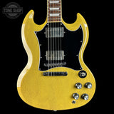 Front of Used 2023 Gibson SG Standard TV Yellow.