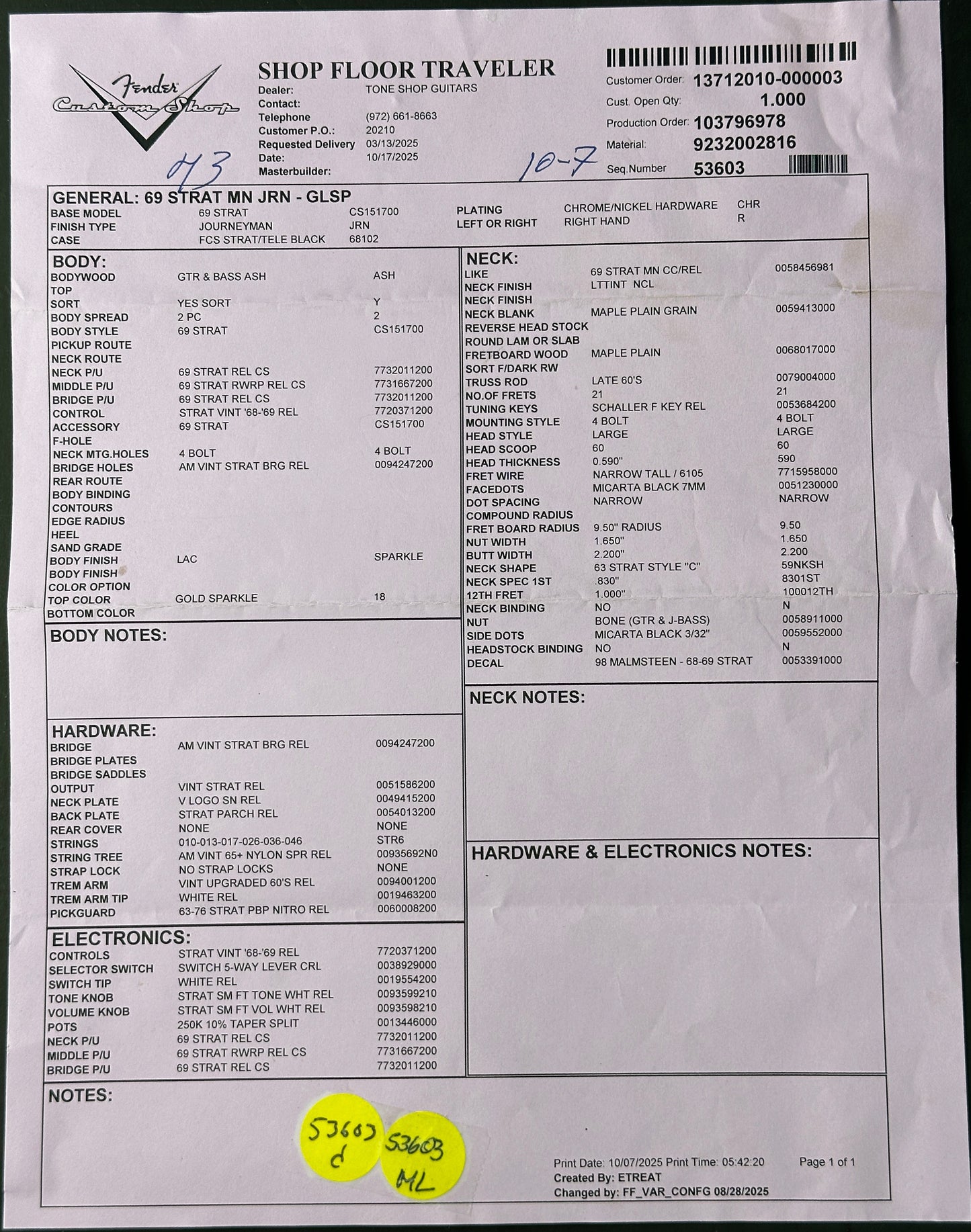 Document with text and checkboxes on a black background