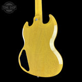 Back angle of Used 2023 Gibson SG Standard TV Yellow.