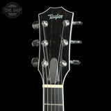 Headstock of Used 2005 Taylor T5-S Flame Blue.