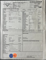 Technical document with text and checkboxes on a black background