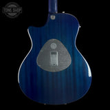 Back of Used 2005 Taylor T5-S Flame Blue.