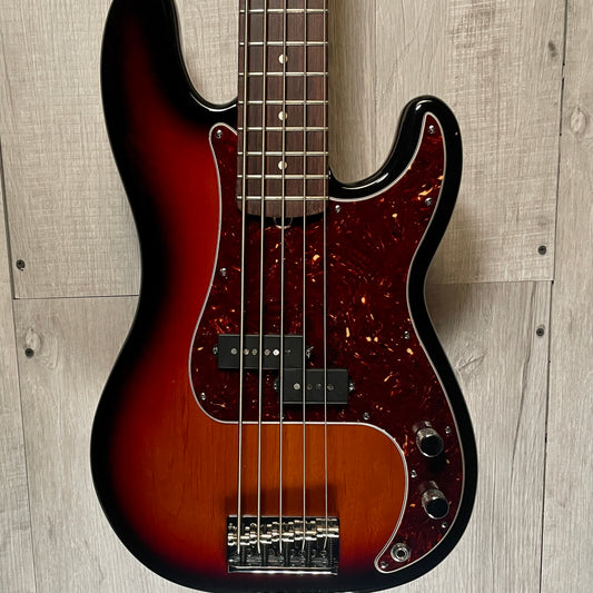 Used 2012 Fender American Standard Precision V Bass  5 String w/case TSS2893