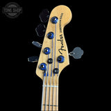 Headstock of Used 2013 Fender American Deluxe Dimension Bass V.