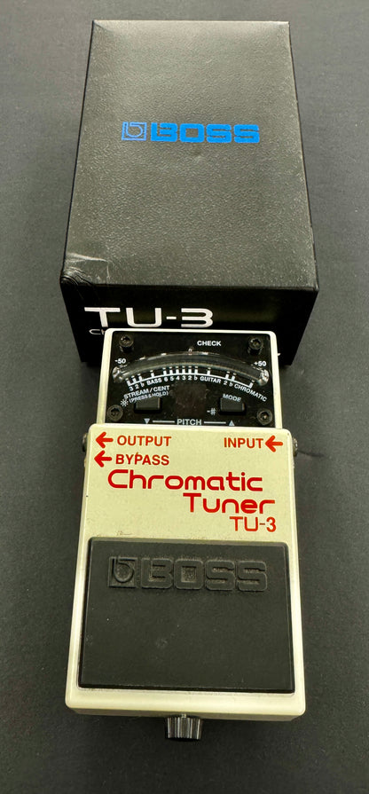 Used Boss TU-3 Chromatic Tuner Pedal w/Box TFW2690