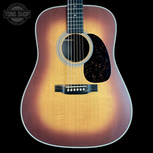Front of Used 2024 Martin D-28 Satin Amberburst.