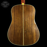 Back of Used Martin D-28 Rich Robinson Custom Signature Edition.