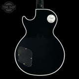 Back of Used Gibson Custom Shop Les Paul Custom Ebony.