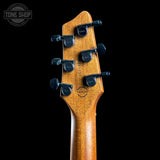Back of headstock for Used Godin XTSA Trans Black.