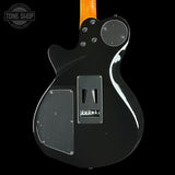 Back of Used Godin XTSA Trans Black.