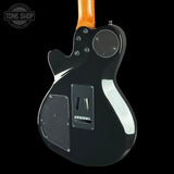 Back angle of Used Godin XTSA Trans Black.