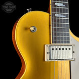 Front detail of Used Collings CL City Limits Aged Goldtop.