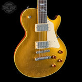 Front angle of Used Collings CL City Limits Aged Goldtop.