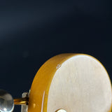 Chip on headstock of Used 2014 Squire Classic Vibe 60th Anniversary Strat.
