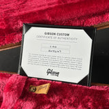 Certificate of authenticity for Gibson Custom Made 2 Measure L-00 All Mahogany TV Yellow LR Baggs VTC.