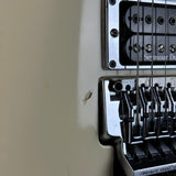 Ding next to bridge of Used Ibanez JS1000 Series White MIJ.