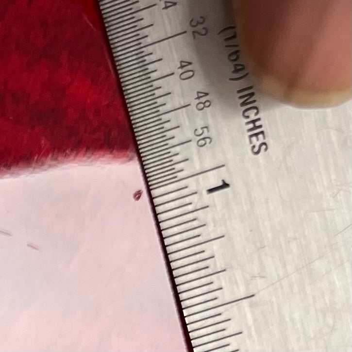 Ding on back of Used 2020 Gibson ES-339 Figured Sixties Cherry TFW2699