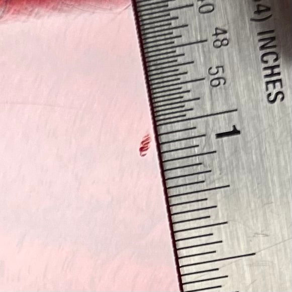 Ding on back of Used 2020 Gibson ES-339 Figured Sixties Cherry TFW2699