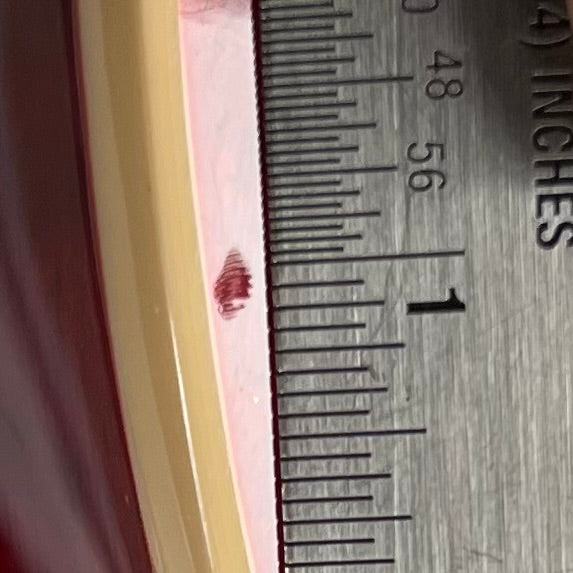 Ding on back of Used 2020 Gibson ES-339 Figured Sixties Cherry TFW2699