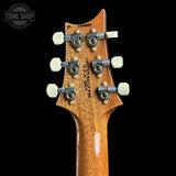 Back of headstock for Used PRS TSG Anniversary Wood Library Artist DGT Frostbite Brazilian Rosewood.