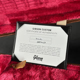 Certificate of authenticity for Gibson Custom Dove Alpine White LR Baggs VTC.
