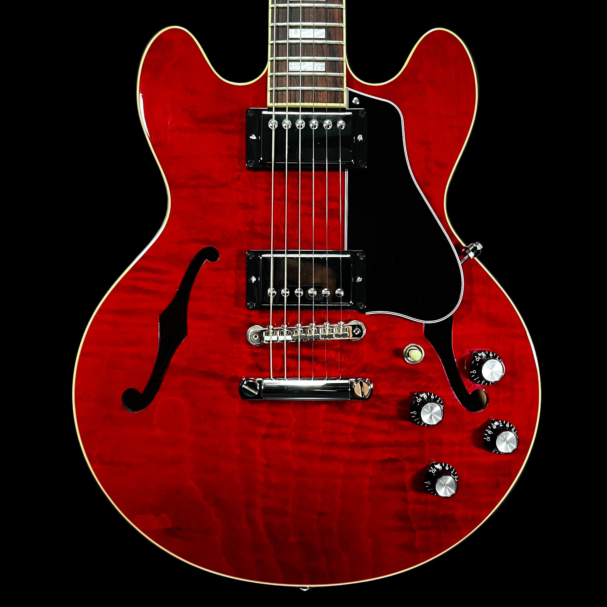 Front of Used 2020 Gibson ES-339 Figured Sixties Cherry TFW2699