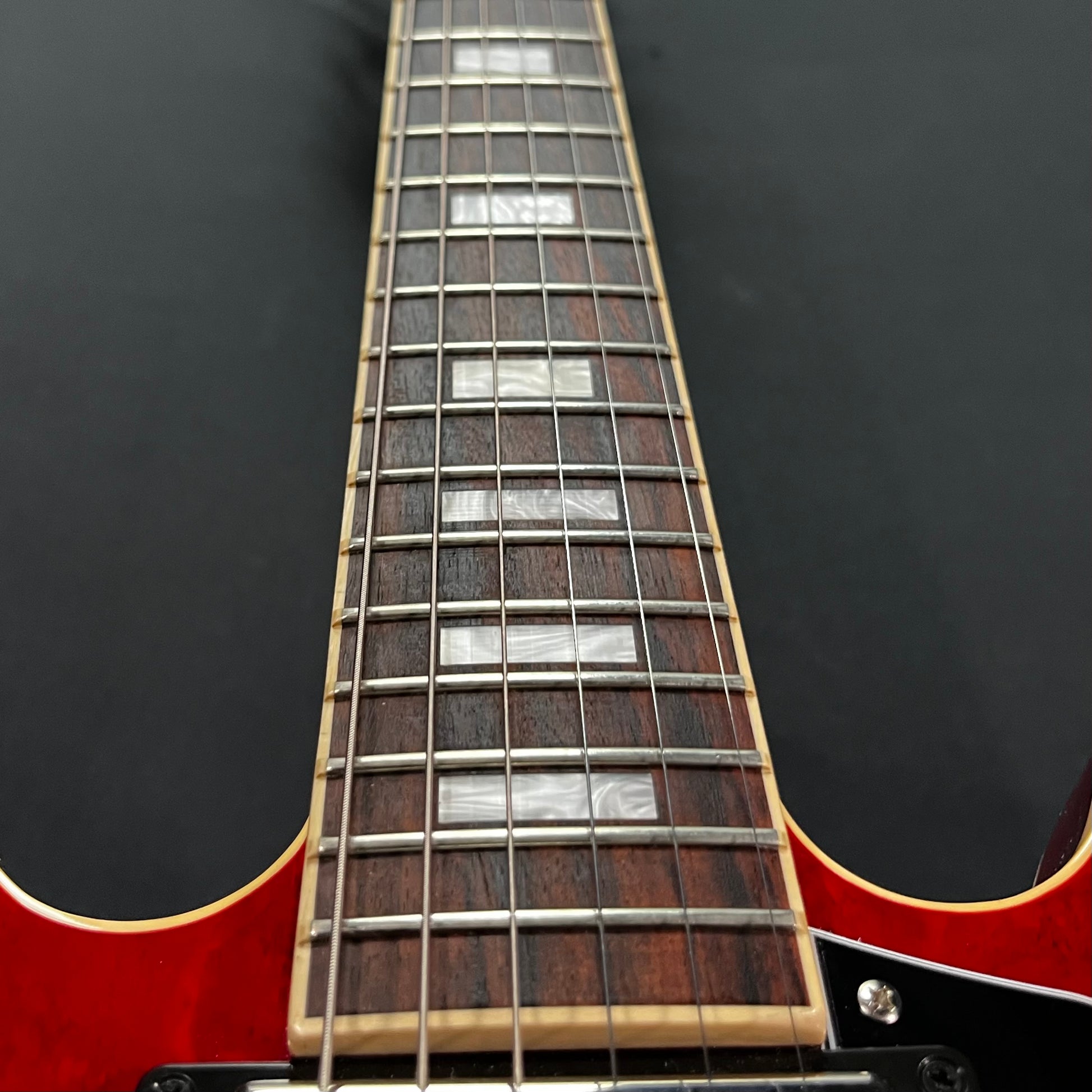 Fret board of Used 2020 Gibson ES-339 Figured Sixties Cherry TFW2699q