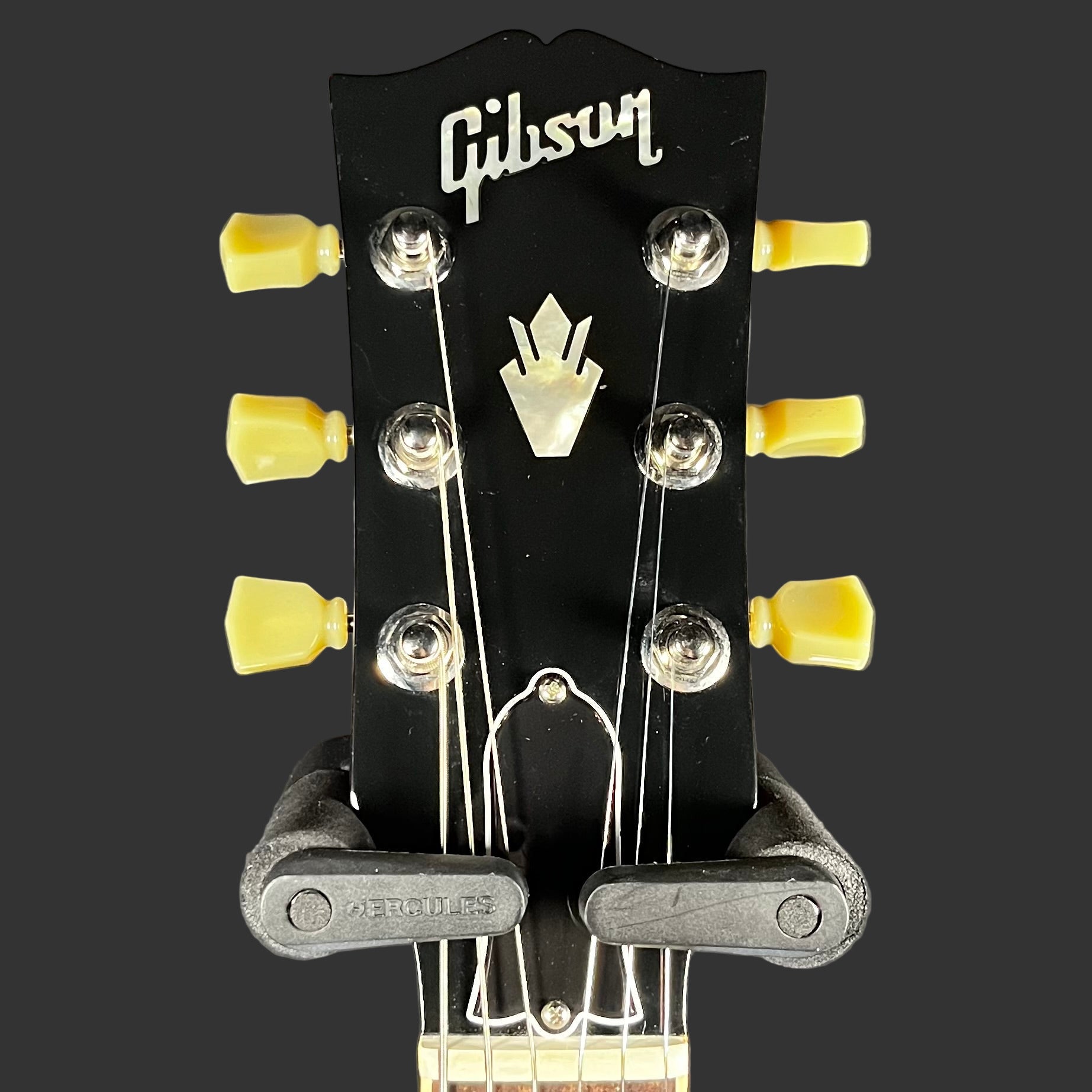Headstock of Used 2020 Gibson ES-339 Figured Sixties Cherry TFW2699