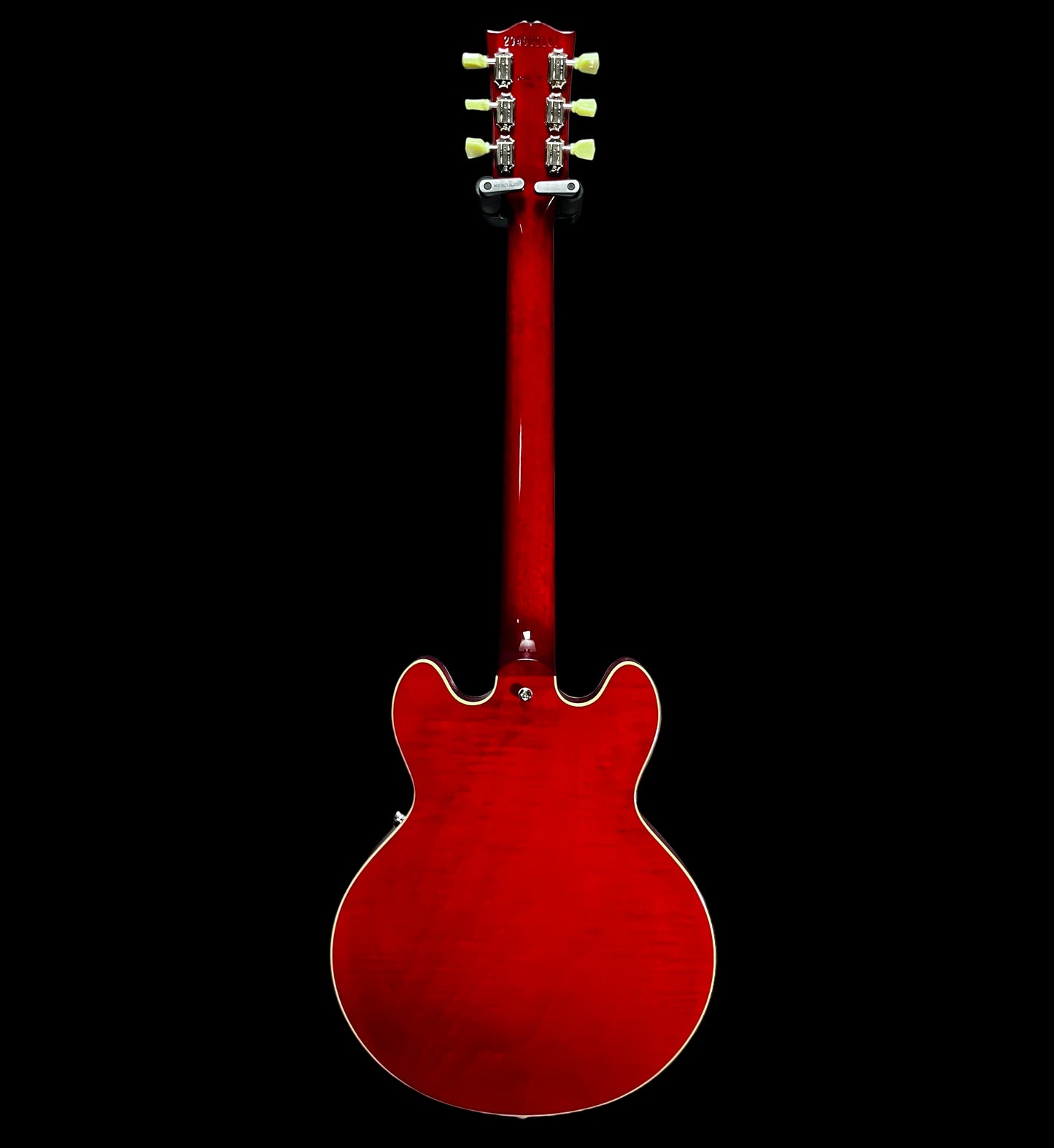 Full back of Used 2020 Gibson ES-339 Figured Sixties Cherry TFW2699