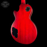Back angle of Used 2021 Epiphone Les Paul Limited 1959 Cherry Burst.