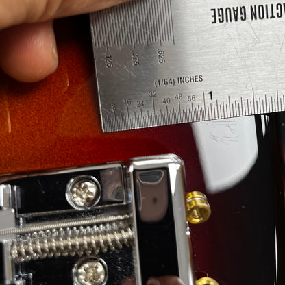 Scratches on front of Used 2019 Fender American Ultra Jazz Bass Ultraburst w/case TFW2709