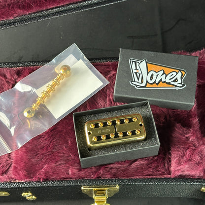 Original bridge and pickup from Gretsch G6131T-62 Vintage Select Duo Jet Firebird Red.