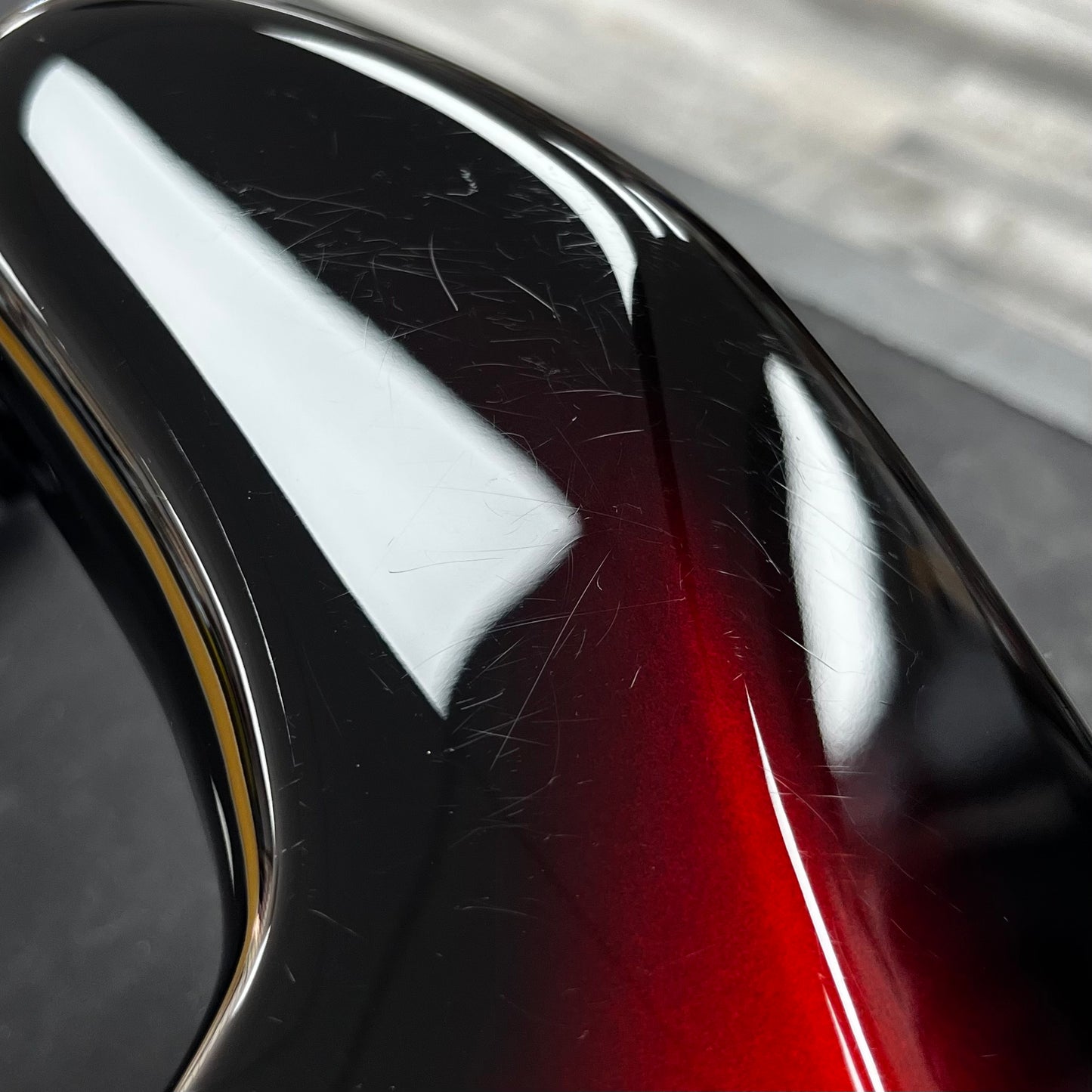 Rash on back of Used 2019 Fender American Ultra Jazz Bass Ultraburst w/case TFW2709