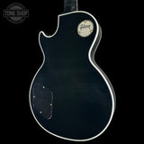 Back angle of Used Gibson Dealer Select Les Paul Custom Chambered Ebony Murphy Ultra Light Aged.