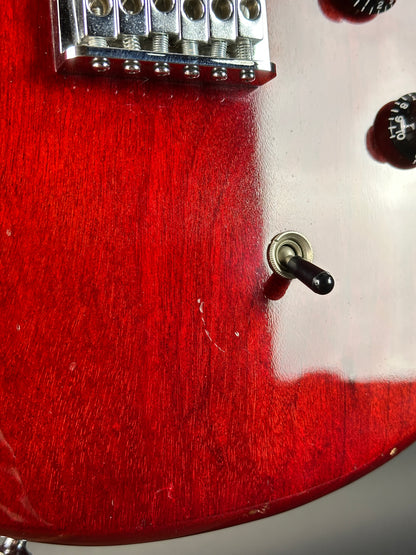 Wear on body of Used 1981 Hamer Prototype.