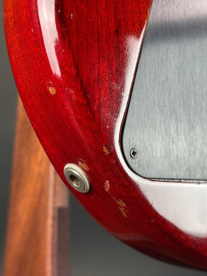 Wear near out put jack of Used 1981 Hamer Prototype.