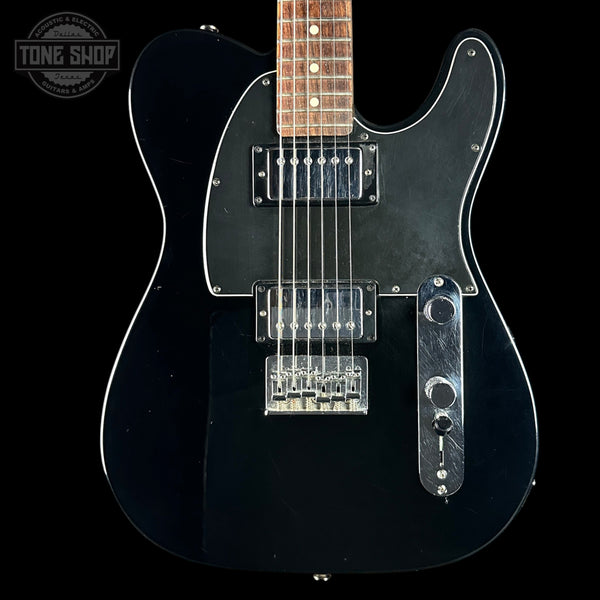Front of Used 2010 Fender Blacktop Telecaster HH Black.