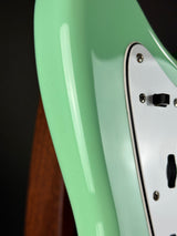 Mark on body of Used 2016 Fender Classic 60s Jazzmaster Lacquer Surf Green.