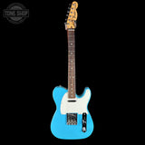 Full front of Used 2023 Fender MIJ Limited International Color Telecaster Maui Blue.