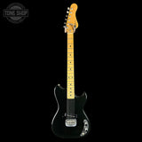 Full front of Vintage 1983 G&L SC-1 Black.