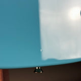Ding on body of Used 2023 Fender MIJ Limited International Color Telecaster Maui Blue.