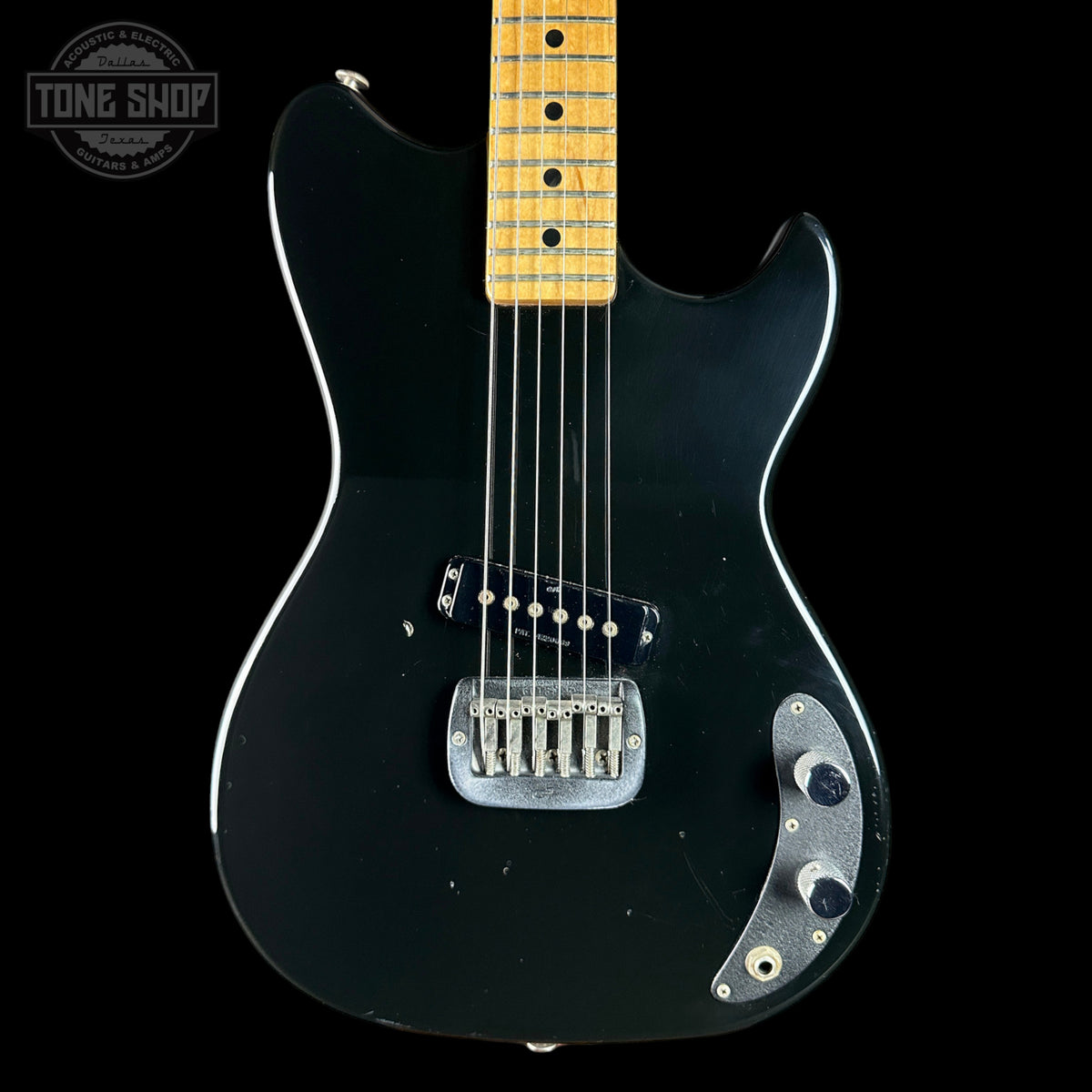 Front of Vintage 1983 G&L SC-1 Black.
